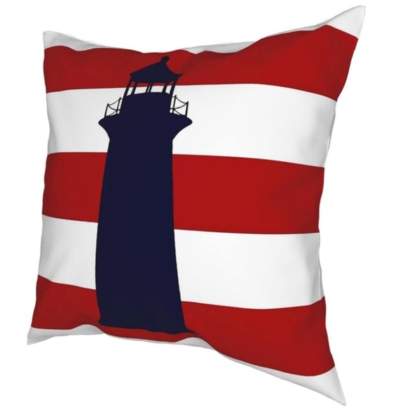 Luxury Home | Nautical Lighthouse Pillow Cover ⚓️ - Picture 3 of 8